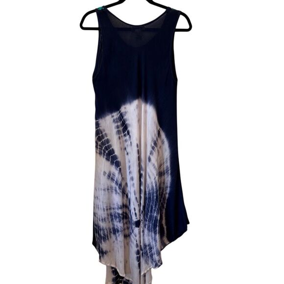 NEW Young USA Blue & Green Tie Dye Swim Cover/Dress Sz OS, Boho, Vacation - Picture 4 of 12